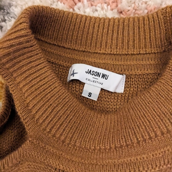 Jason Wu Collective Cold Shoulder Sweater - Picture 7 of 7